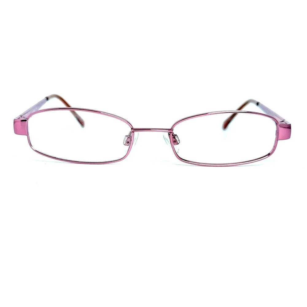 Modern Times Nifty Rose Pink Oval Metal Eyeglass Frames 49-17-140
